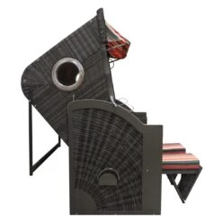 DeVries Pure Cliff XL Strandkorb Geflecht/Pinienholz Grau Gebürstet 9 DeVries Pure Cliff XL Strandkorb Geflecht/Pinienholz Grau Gebürstet -Gartenmöbel Geschäft devries pure cliff xl sun aluminium pinienholz grau geburstet 1269546 3