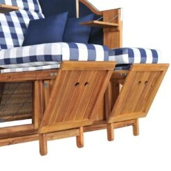 DeVries Trend 45 Strandkorb Akazie/Geflecht Des.743 Walnuss -Gartenmöbel Geschäft devries trend 45 strandkorb akazie geflecht des 743 walnuss 1245984 3