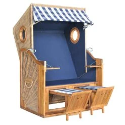 DeVries Trend 45 Strandkorb Akazie/Geflecht Des.743 Walnuss -Gartenmöbel Geschäft devries trend 45 strandkorb akazie geflecht des 743 walnuss 1245984 5