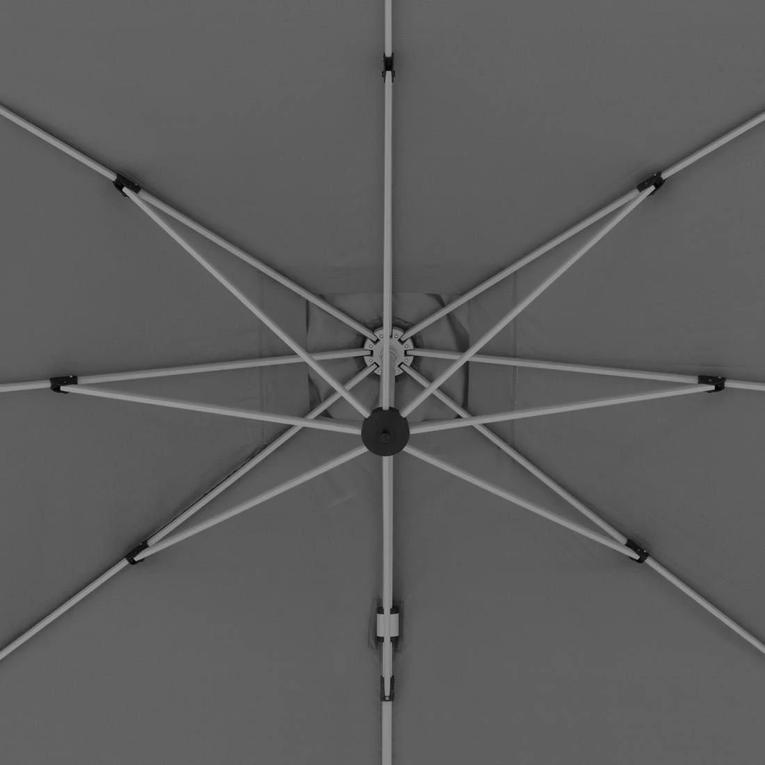 Doppler Active Pendelschirm 350x260cm Mit Windauslass Anthrazit 12 Doppler Active Pendelschirm 350x260cm Mit Windauslass Anthrazit – Bild 10