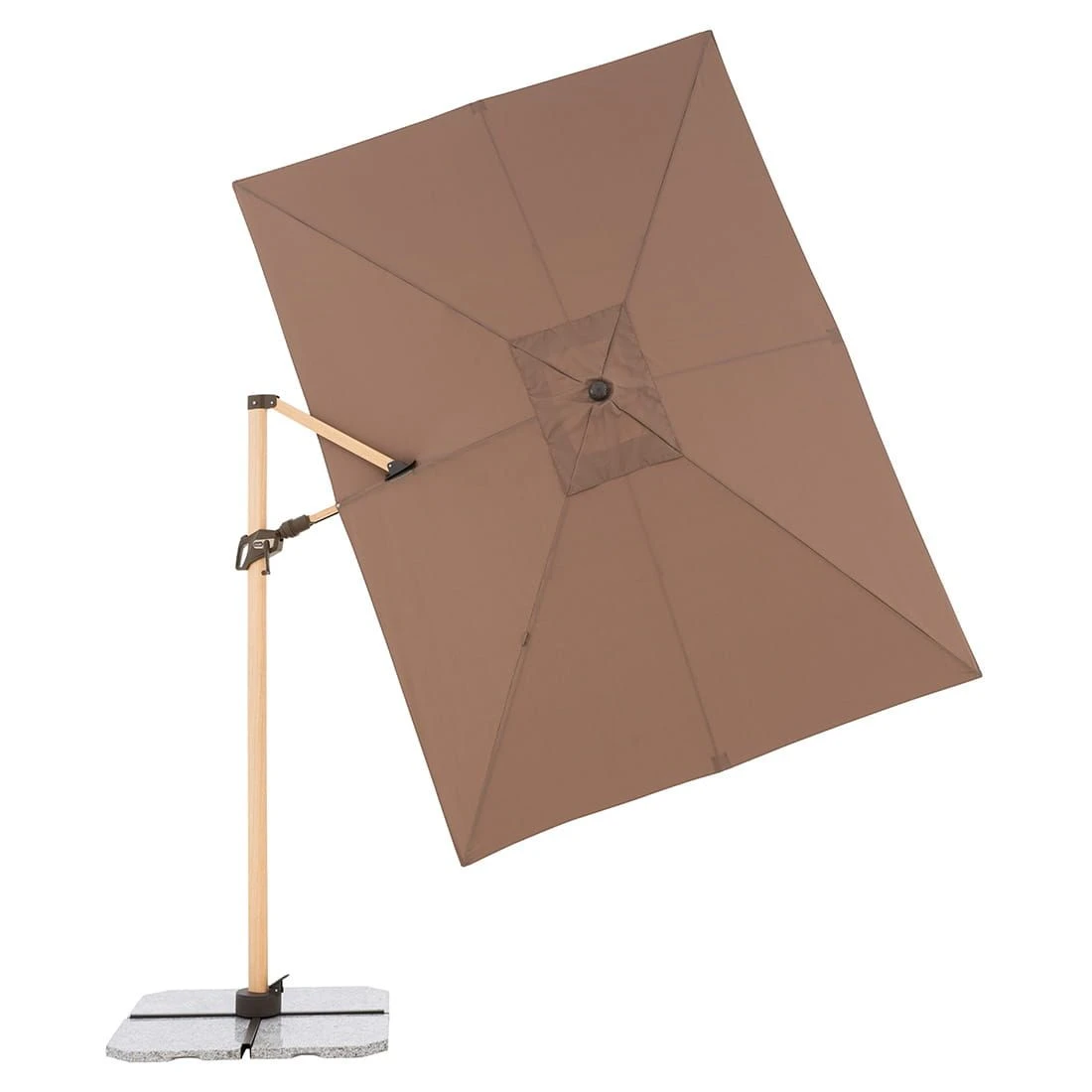 Doppler Alu-Wood Ultra Ampelschirm 300x220cm Holzoptik/Aluminium Greige 14 Doppler Alu-Wood Ultra Ampelschirm 300x220cm Holzoptik/Aluminium Greige – Bild 12