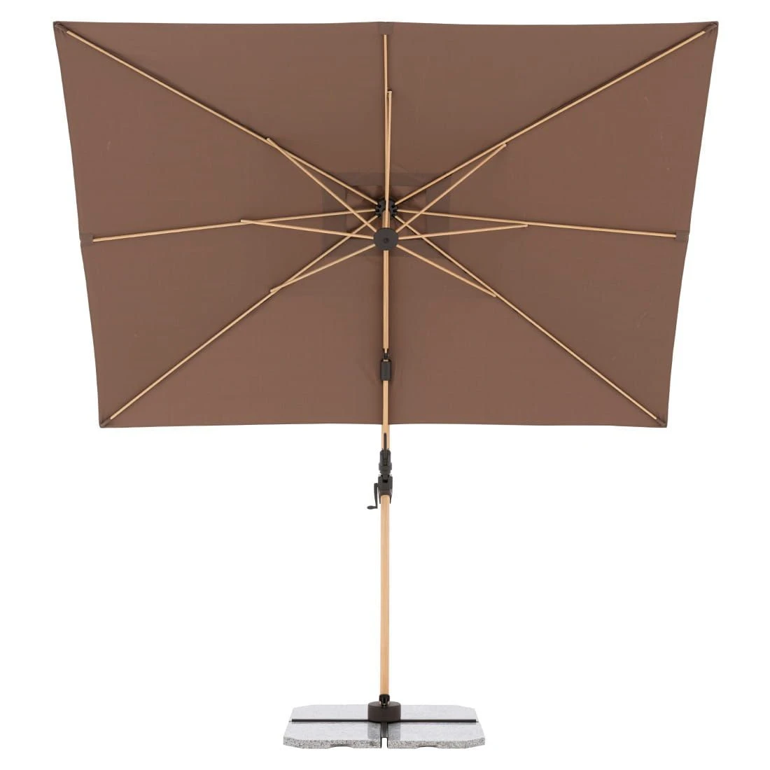 Doppler Alu-Wood Ultra Ampelschirm 300x220cm Holzoptik/Aluminium Greige 6 Doppler Alu-Wood Ultra Ampelschirm 300x220cm Holzoptik/Aluminium Greige – Bild 4