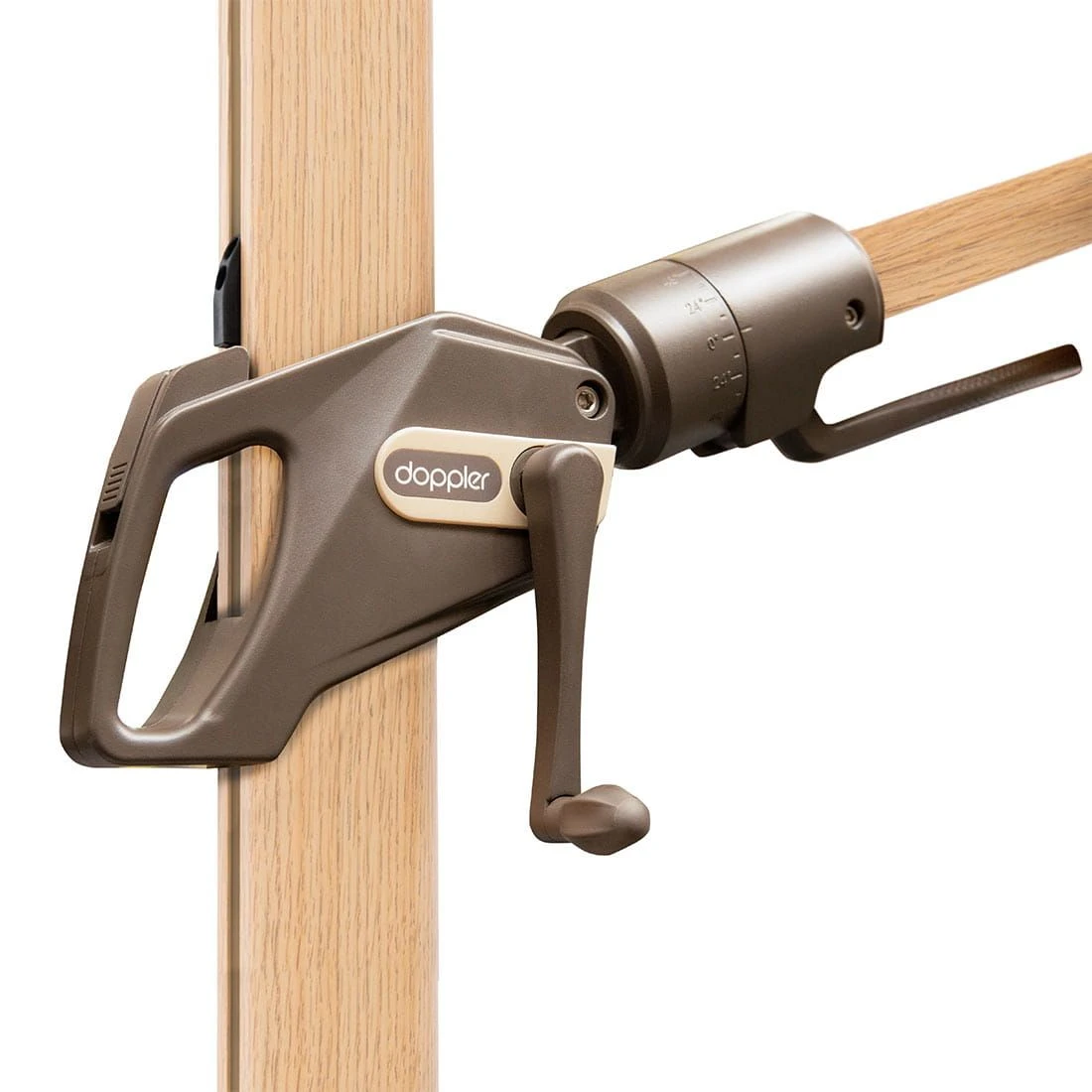 Doppler Alu-Wood Ultra Ampelschirm 300x220cm Holzoptik/Aluminium Greige 9 Doppler Alu-Wood Ultra Ampelschirm 300x220cm Holzoptik/Aluminium Greige – Bild 7