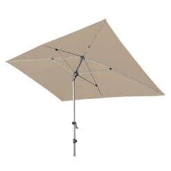 Doppler Expert Sonnenschirm 300x200cm Mit Kurbel Greige -Gartenmöbel Geschäft doppler expert sonnenschirm 300x200cm mit kurbel 44213 2