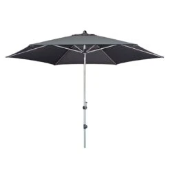 Doppler Expert Sonnenschirm Ø280cm Mit Kurbel Anthrazit -Gartenmöbel Geschäft doppler expert sonnenschirm o280cm mit kurbel 44227 1