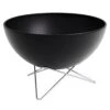 Höfats BOWL 70 Feuerschale Mit Sternfuß Edelstahl/Stahl Silber/Schwarz -Gartenmöbel Geschäft hoefats bowl 70 feuerschale mit sternfuss edelstahl stahl 1464455 1
