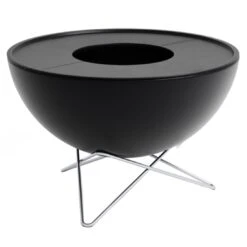 Höfats BOWL 70 Plancha-Grillset Tief Edelstahl/Stahl Silber/Schwarz