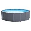 Intex Graphite Panel Pool-Set Ø478x124cm Graphit -Gartenmöbel Geschäft intex graphite panel pool set o478x124cm graphit 1186353 1