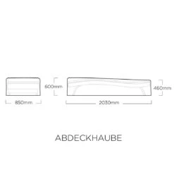 Kettler Gartenliege Schutzhülle Polyester Grau-Silber -Gartenmöbel Geschäft kettler abdeckhaube fur sonnenliege polyester grau silber 1270943 4