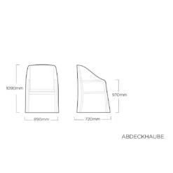 Kettler Gartenstuhl Schutzhülle Polyester Grau-Silber -Gartenmöbel Geschäft kettler abdeckhaube fur stapelstuhle polyester grau silber 1270954 4