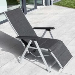 Kettler Basic Plus Relaxliege Aluminium/Outdoorgewebe Silber/Anthrazit Meliert 23 Kettler Basic Plus Relaxliege Aluminium/Outdoorgewebe Silber/Anthrazit Meliert -Gartenmöbel Geschäft kettler basic plus relaxliege aluminium outdoorgewebe 1369294 10