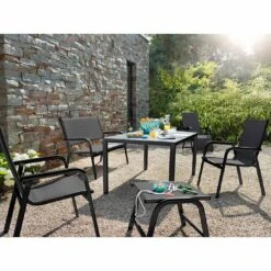 Kettler Basic Plus Relaxsessel Aluminium/Textilene Anthrazit/Anthrazit -Gartenmöbel Geschäft kettler basicplus relaxsessel anthrazit anthrazit 0301216 7000 2