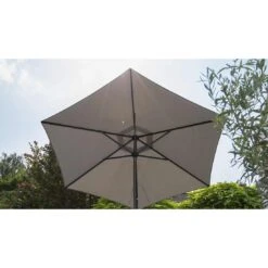 Kettler Easy Allround Stockschirm Ø270cm Aluminium/Polyest Anthrazit/Hellgrau Meliert -Gartenmöbel Geschäft kettler easy allround stockschirm o270cm aluminium polyest anthrazit hellgrau meliert 1290028 6