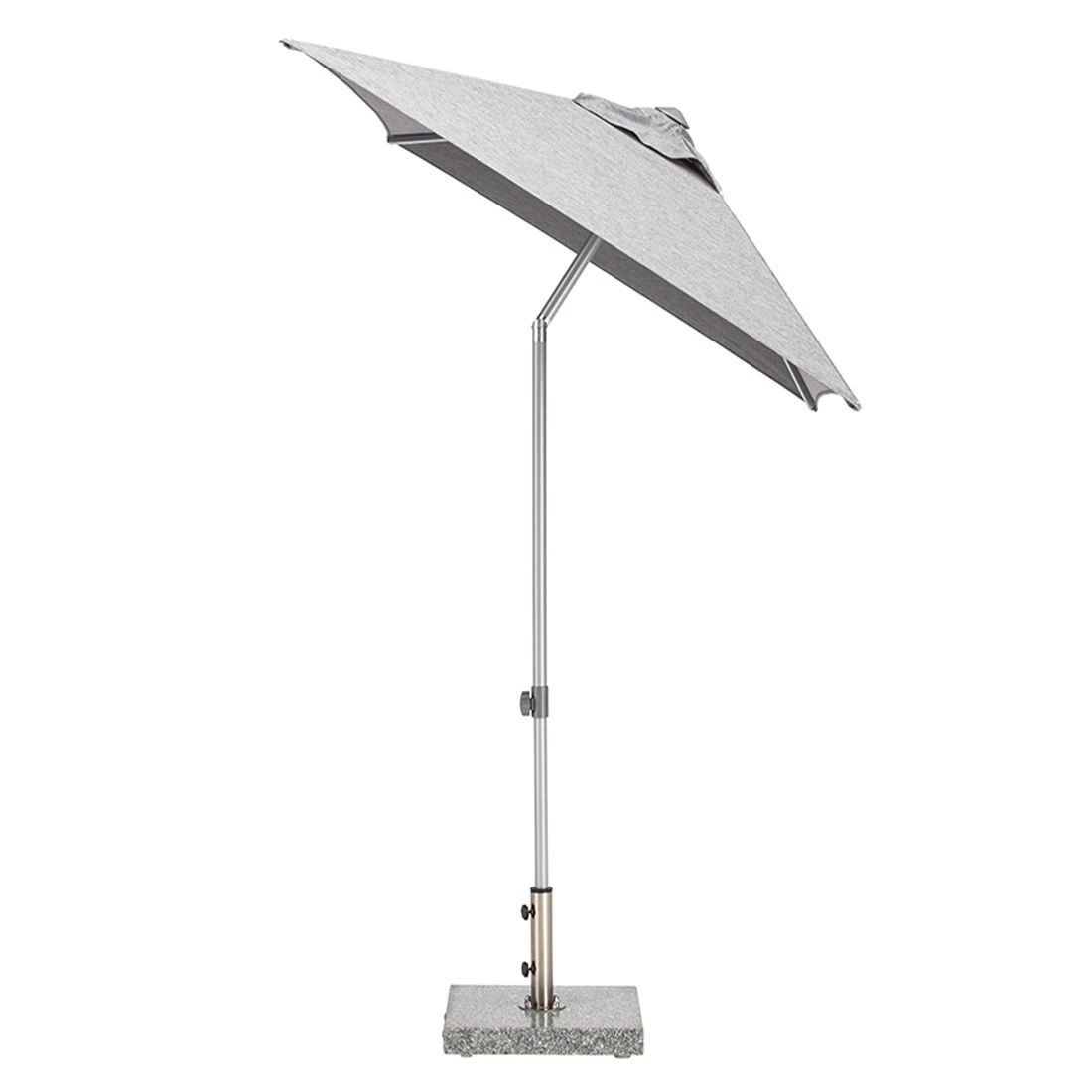 Kettler Easy Push Mittelstockschirm 210x150cm Inkl. Ständer Silber/Charcoal 5 Kettler Easy Push Mittelstockschirm 210x150cm Inkl. Ständer Silber/Charcoal – Bild 3