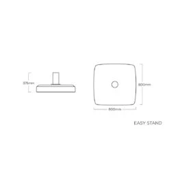 Kettler Easy Stand Schirmständer 80x80cm Kunststoff Grau -Gartenmöbel Geschäft kettler easy stand schirmstander 80x80cm kunststoff grau 1308871 3