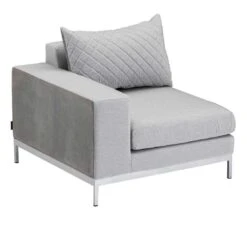 Kettler Ego Modular Ecklounge 7tlg. Sunbrella Silber/Hellgrau Meliert -Gartenmöbel Geschäft kettler ego modular loungeecke 7tlg aluminium sunbrella 3