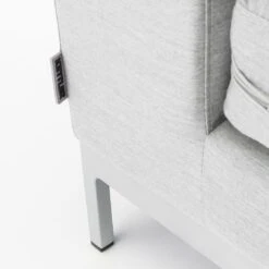 Kettler Ego Modular Ecklounge 7tlg. Sunbrella Silber/Hellgrau Meliert -Gartenmöbel Geschäft kettler ego modular loungeecke 7tlg aluminium sunbrella 9