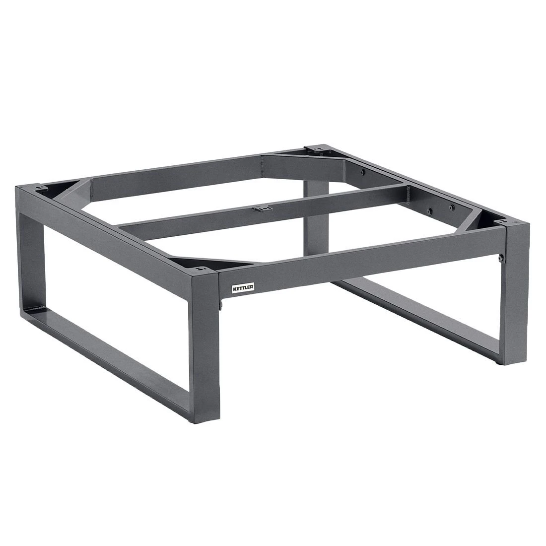 Kettler Ego Gartentisch-Gestell 95x95cm Aluminium Anthrazit Matt 3 Kettler Ego Gartentisch-Gestell 95x95cm Aluminium Anthrazit Matt