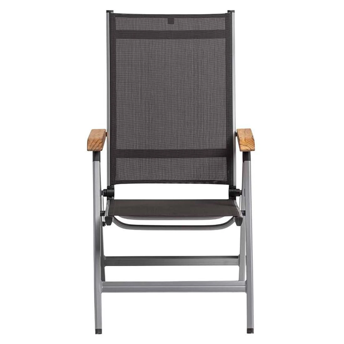 Kettler Granada Klappsessel Aluminium/Textilene Silber/Anthrazit 7 Kettler Granada Klappsessel Aluminium/Textilene Silber/Anthrazit – Bild 5