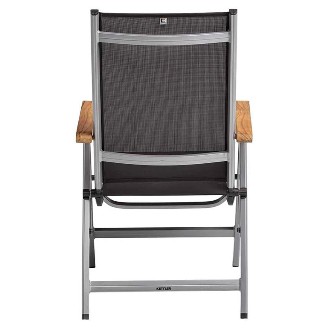 Kettler Granada Klappsessel Aluminium/Textilene Silber/Anthrazit 9 Kettler Granada Klappsessel Aluminium/Textilene Silber/Anthrazit – Bild 7