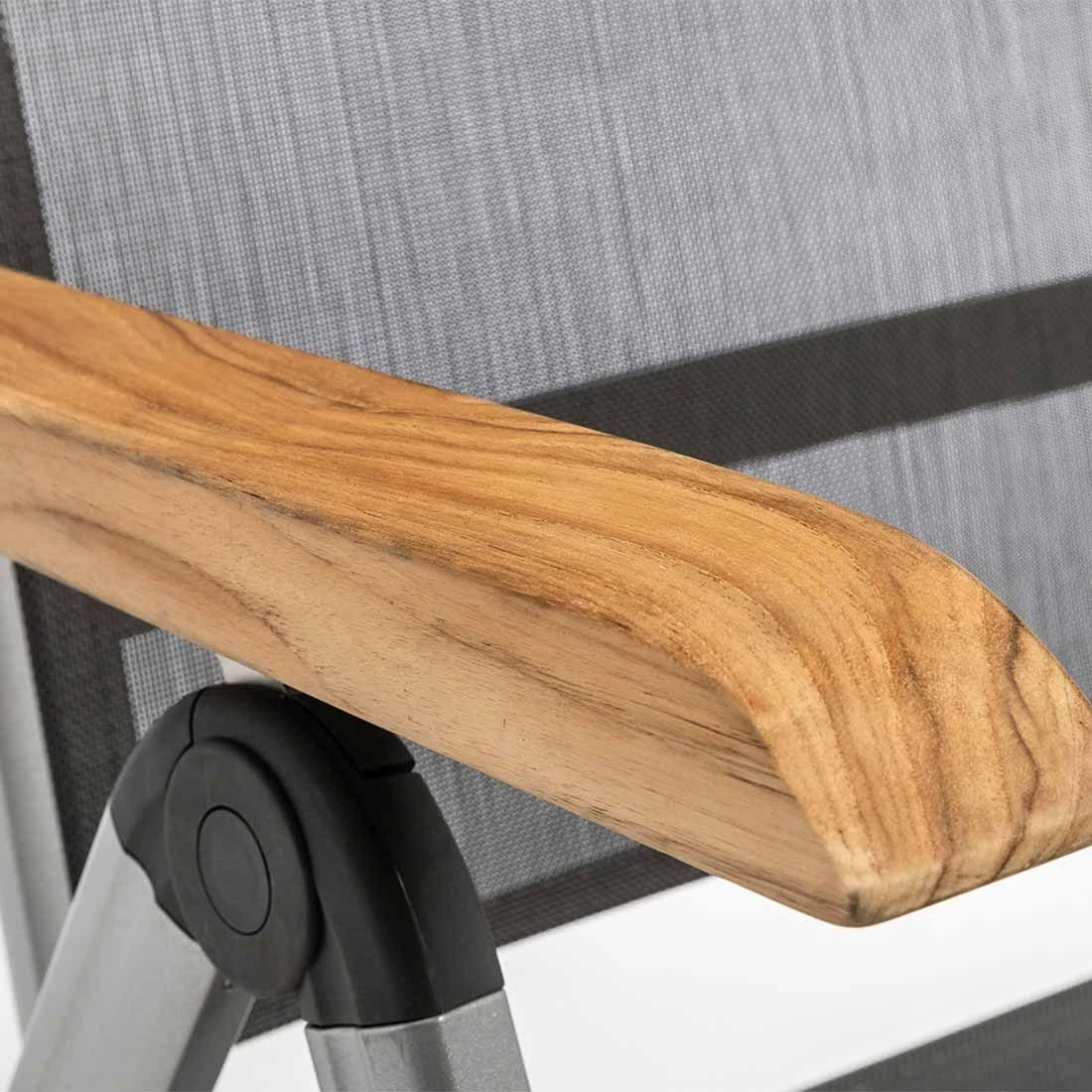 Kettler Granada Klappsessel Aluminium/Textilene Silber/Anthrazit 10 Kettler Granada Klappsessel Aluminium/Textilene Silber/Anthrazit – Bild 8