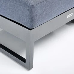 Kettler Ocean Skid Platform Hocker Aluminium/Agora Anthrazit Matt/Brisa -Gartenmöbel Geschäft kettler ocean skid platform hocker aluminium acryl 1438396 4