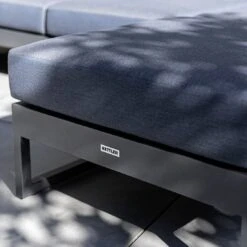 Kettler Ocean Skid Platform Hocker Aluminium/Agora Anthrazit Matt/Brisa -Gartenmöbel Geschäft kettler ocean skid platform hocker aluminium acryl 1438396 5