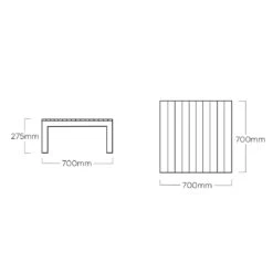 Kettler Ocean Skid Platform Loungetisch Aluminium/Teak Anthrazit Matt/Teak -Gartenmöbel Geschäft kettler ocean skid platform loungetisch aluminium teak 1438407 7