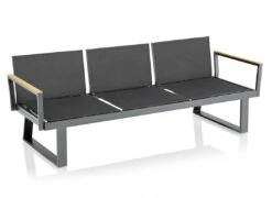 Kettler Rasmus Modular Armlehne Links Aluminium/Teak Anthrazit/Teak -Gartenmöbel Geschäft kettler rasmus modular armlehne links aluminium teak 1438484 4