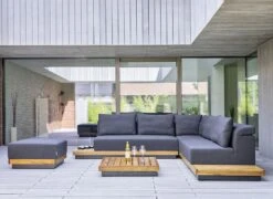 Kettler Royal Platform Loungehocker Aluminium/Teak/Sunbrella Anthrazit/Sooty -Gartenmöbel Geschäft kettler royal platform loungehocker aluminium teak sunbrella 1438253 4