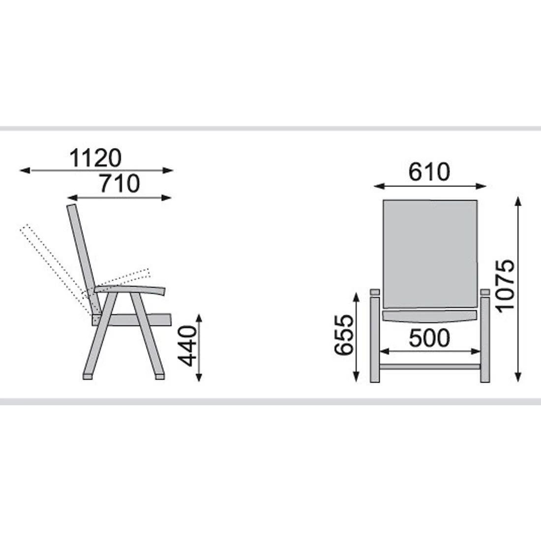 Kettler Wave Klappsessel Aluminium/Kunststoff Silber/Anthrazit 15 Kettler Wave Klappsessel Aluminium/Kunststoff Silber/Anthrazit – Bild 13