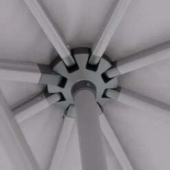 Knirps Pendelschirm 320x320cm Axial Schwenkbar Hellgrau -Gartenmöbel Geschäft knirps pendelschirm 320x320cm axial schwenkbar dp13 hellgrau 1190071 5