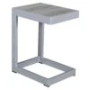 LC Garden Bondino Beistelltisch 32x40cm Aluminium/Keramik Silber/Easy Grey