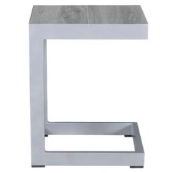 LC Garden Bondino Beistelltisch 32x40cm Aluminium/Keramik Silber/Easy Grey -Gartenmöbel Geschäft lc garden bondino beistelltisch 32x40cm aluminium 1432357 3