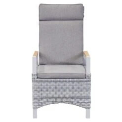 LC Garden Keramo Dining Verstellsessel Aluminium/Geflecht Off White/Cold White -Gartenmöbel Geschäft lc garden keramo loungesessel aluminium geflecht teak armlehnen 1434337 2