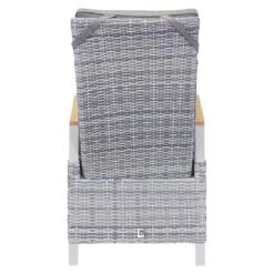 LC Garden Keramo Dining Verstellsessel Aluminium/Geflecht Off White/Cold White -Gartenmöbel Geschäft lc garden keramo loungesessel aluminium geflecht teak armlehnen 1434337 4