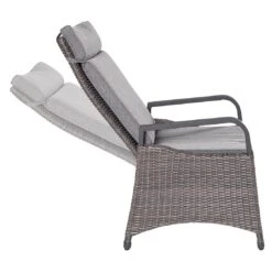 LC Garden Komido Gartenmöbel-Set 8-tlg. Tisch 200x100cm Anthrazit/Omega Braun -Gartenmöbel Geschäft lc garden komido gartenmoebel set 8 tlg tisch 200x100cm 1486180 5