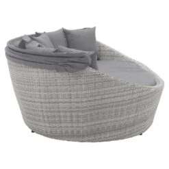 LC Garden Parma Loungeinsel Inkl. Kissen Geflecht White Grey -Gartenmöbel Geschäft lc garden parma loungeinsel oval inkl kissen geflecht 1345204 3