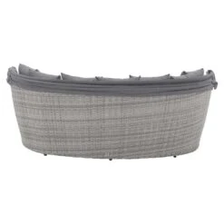 LC Garden Parma Loungeinsel Inkl. Kissen Geflecht White Grey -Gartenmöbel Geschäft lc garden parma loungeinsel oval inkl kissen geflecht 1345204 4