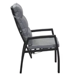 LC Garden Sondrino Gartenstuhl Aluminium/Polyester Schwarz Matt/Grau -Gartenmöbel Geschäft lc garden sondrino gartenstuhl aluminium polyester 1432962 5