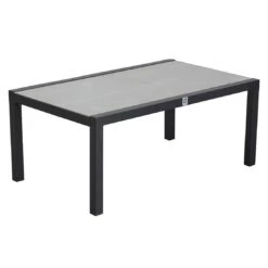 LC Garden Sondrino Loungeset 4-tlg. Mit Tisch 100x60 Cm Schwarz Matt/Beton -Gartenmöbel Geschäft lc garden sondrino loungeset 4 tlg mit tisch 100x60 cm 1433600 3