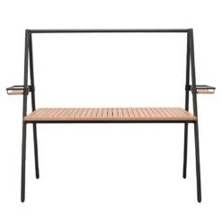 LifestyleGarden Tipi Gartentisch 156x90cm Aluminium/Eukalyptus Magnesium Grau/Eukalyptus -Gartenmöbel Geschäft lifestylegarden tipi gartentisch 156x90cm aluminium eukalyptus 1441058 3