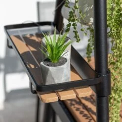 LifestyleGarden Tipi Gartentisch 156x90cm Aluminium/Eukalyptus Magnesium Grau/Eukalyptus -Gartenmöbel Geschäft lifestylegarden tipi gartentisch 156x90cm aluminium eukalyptus 1441058 7