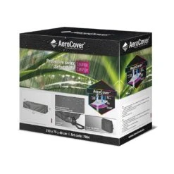 AeroCover Gartenliege Schutzhülle 210x75x40cm Polyester Uni Anthrazit -Gartenmöbel Geschäft loungeliegenhulle 210x75x40cm 7