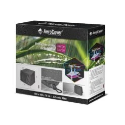 AeroCover Schutzhülle Für Loungesessel 100x100x70cm Polyester Uni Anthrazit -Gartenmöbel Geschäft loungesesselhulle 100x100x70cm 7