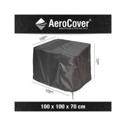 AeroCover Schutzhülle Für Loungesessel 100x100x70cm Polyester Uni Anthrazit -Gartenmöbel Geschäft loungesesselhulle 100x100x70cm 8