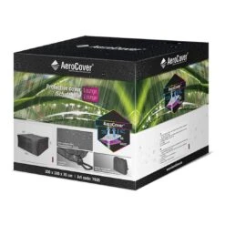 AeroCover Schutzhülle Für Sitzgruppe 300x300x70cm Polyester Uni Anthrazit -Gartenmöbel Geschäft loungesethulle 300x300x70cm 6