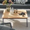 Musterring Menorca Loungetisch 89x89cm Aluminium/Teak Anthrazit/Natur -Gartenmöbel Geschäft musterring menorca loungetisch 89x89cm aluminium teak anthrazit teak 1233257 1