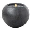 Heissner Ball Jr. LED Gartenbrunnen Polystone Schwarz