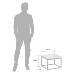 OUTLIV. Flora Beistelltisch 40x41x30cm Stahl/Wildeiche Schwarz/Wildeiche -Gartenmöbel Geschäft outliv by detlef steves flora beistelltisch 40x41x30cm stahl wildeiche 1354114 5